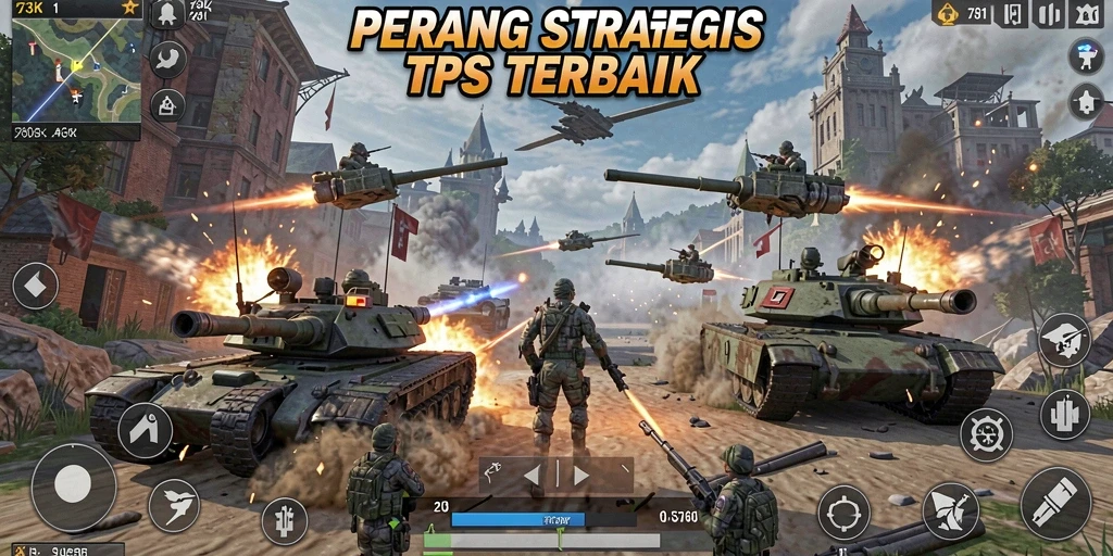 Tampilan utama gameplay TPS yang memukau dan menegangkan.