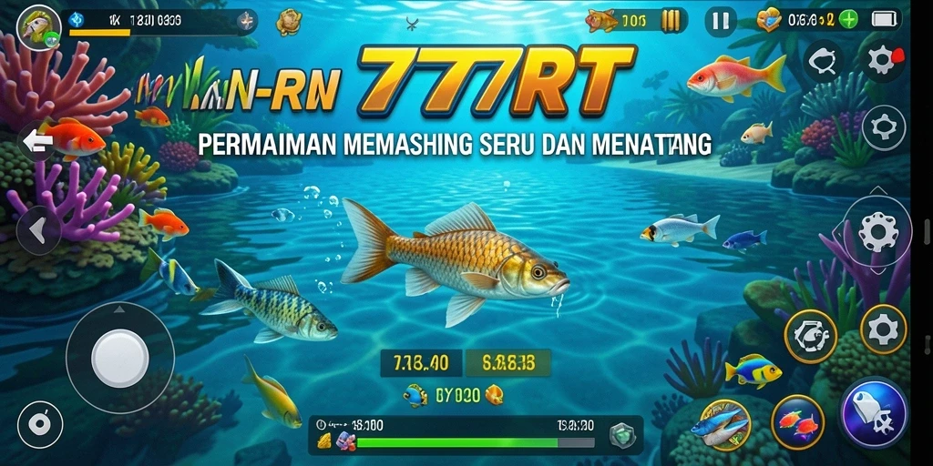 Screenshot gameplay 777RT yang menampilkan pengalaman memancing yang autentik.