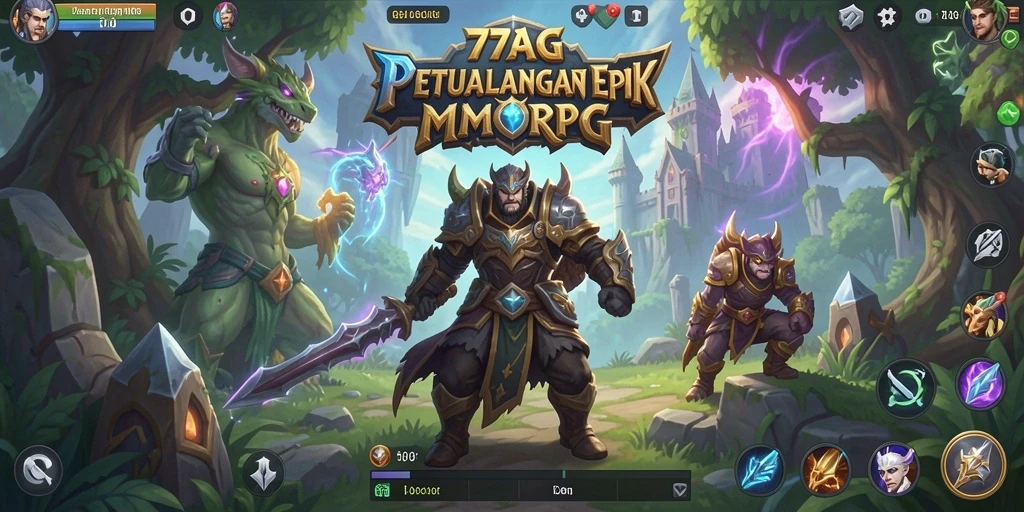 Gameplay epik dan interaksi sosial dalam 77AG.