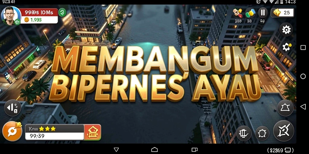 Tangkapan layar gameplay 9939 menampilkan strategi bisnis yang mendebarkan.