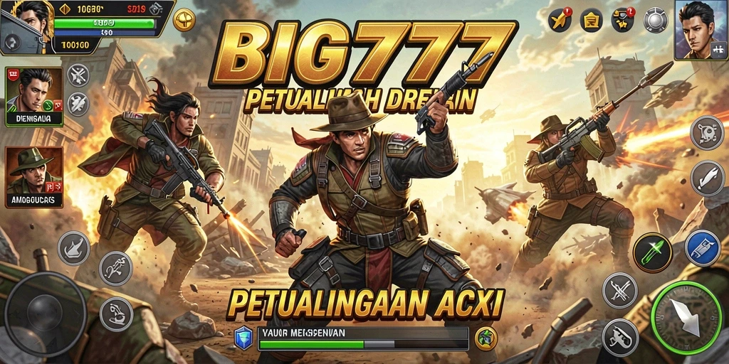 Tangkapan layar utama BIG777 menampilkan aksi mendebarkan dalam gameplay.