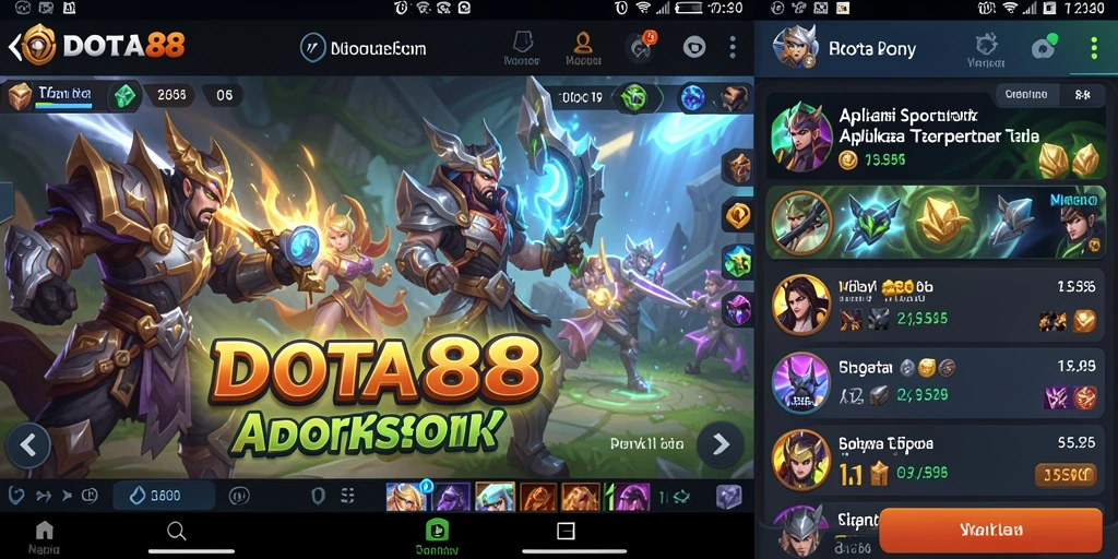 Tampilan gameplay DOTA88 yang menarik dan interaktif.