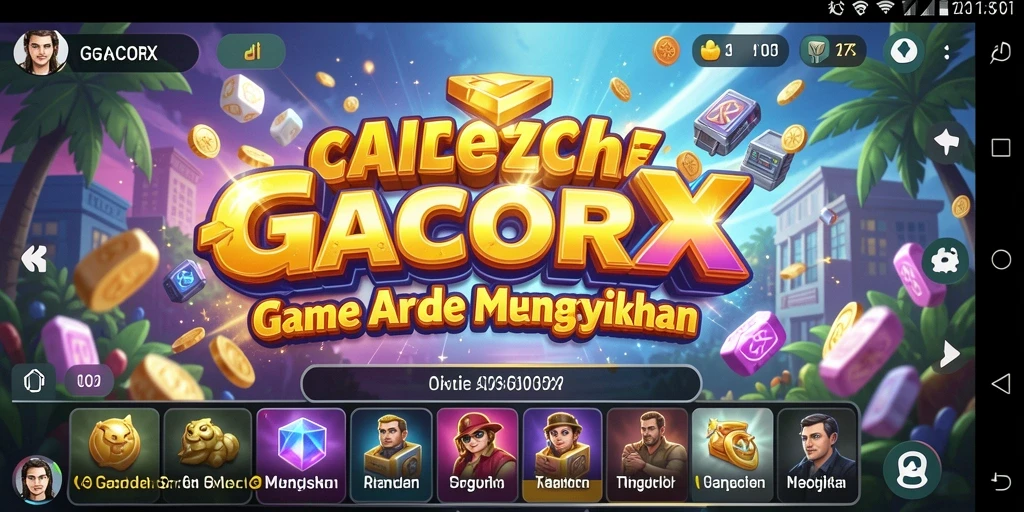 Tampilan gameplay seru dan aktif di GACORX.