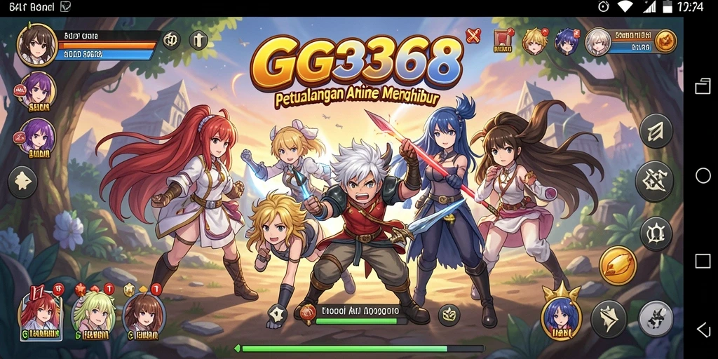 Gameplay seru di dunia anime yang penuh warna.