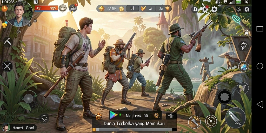 Gameplay HOT985 yang menarik dan menakjubkan dengan eksplorasi dunia terbuka.