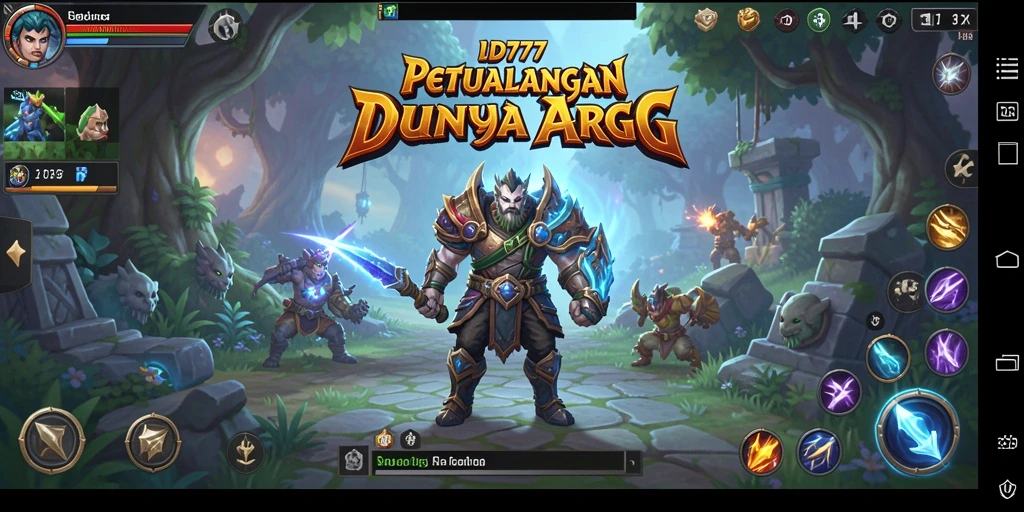 Screenshot utama ID777 menampilkan aksi seru dari gameplay ARPG.