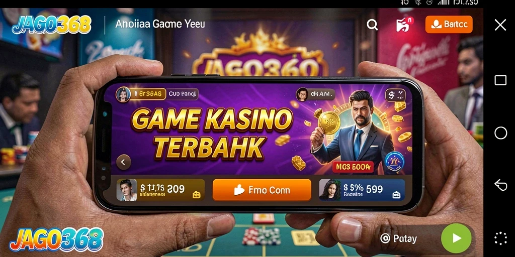 Screenshot gameplay JAGO368 menampilkan keseruan bermain Kasino yang nyata.