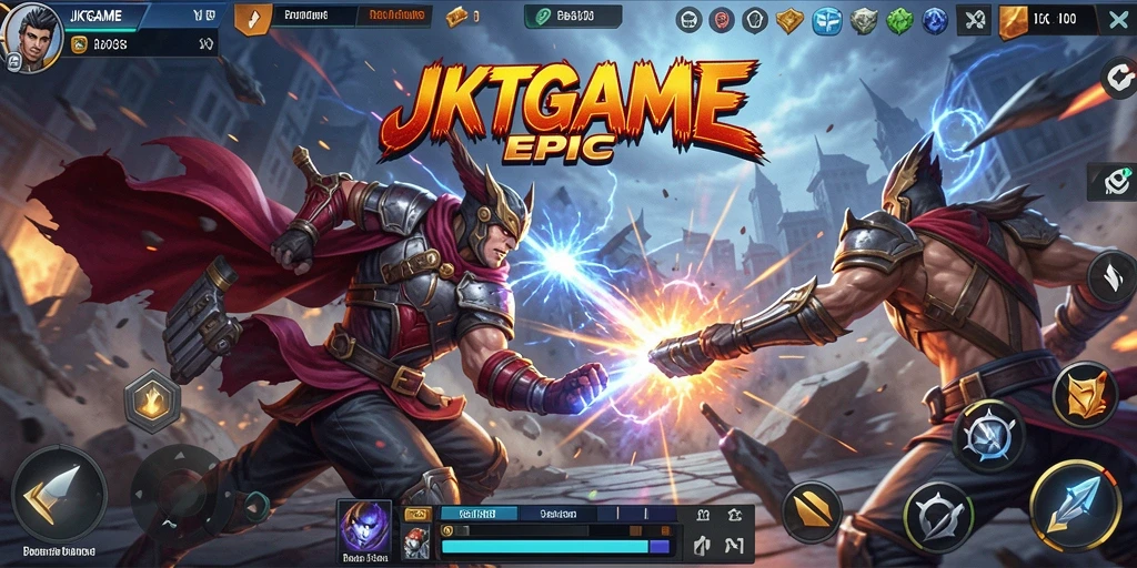 Gameplay mendebarkan di JKTGAME dengan grafis yang memukau.