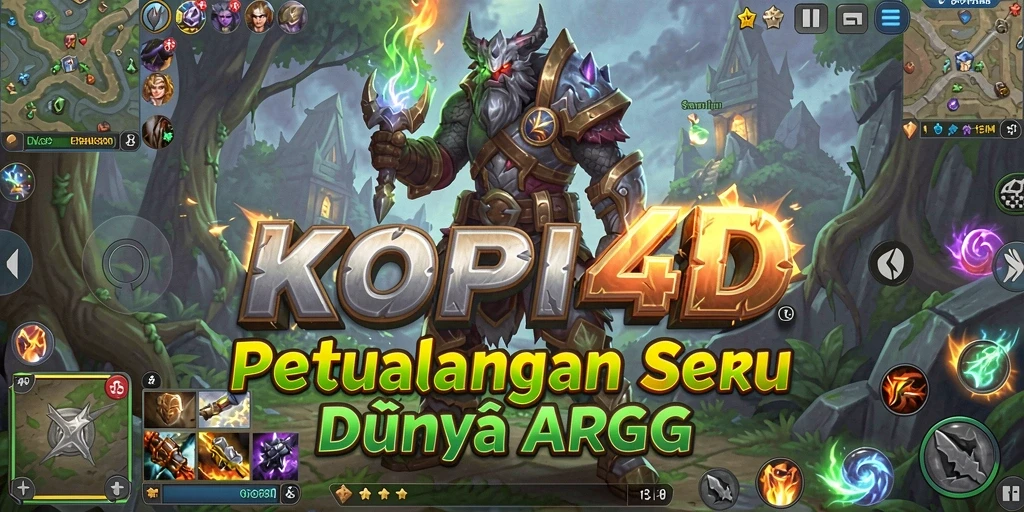 Tampilan gameplay KOPI4D yang menegangkan saat bertarung di arena.