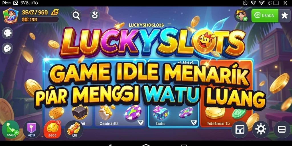 Tampilan utama game LUCKYSLOTS dengan gameplay yang menarik.