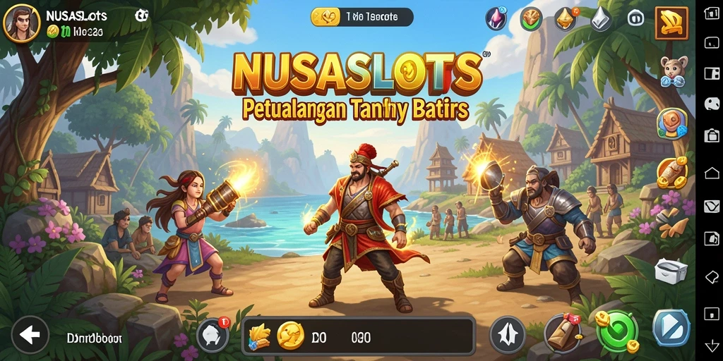 Tampilan gameplay seru di dunia Open World NUSASLOTS.