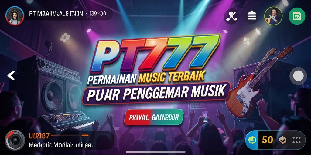 Tangkapan layar permainan PT777 yang memuaskan dengan visual musik yang menarik.