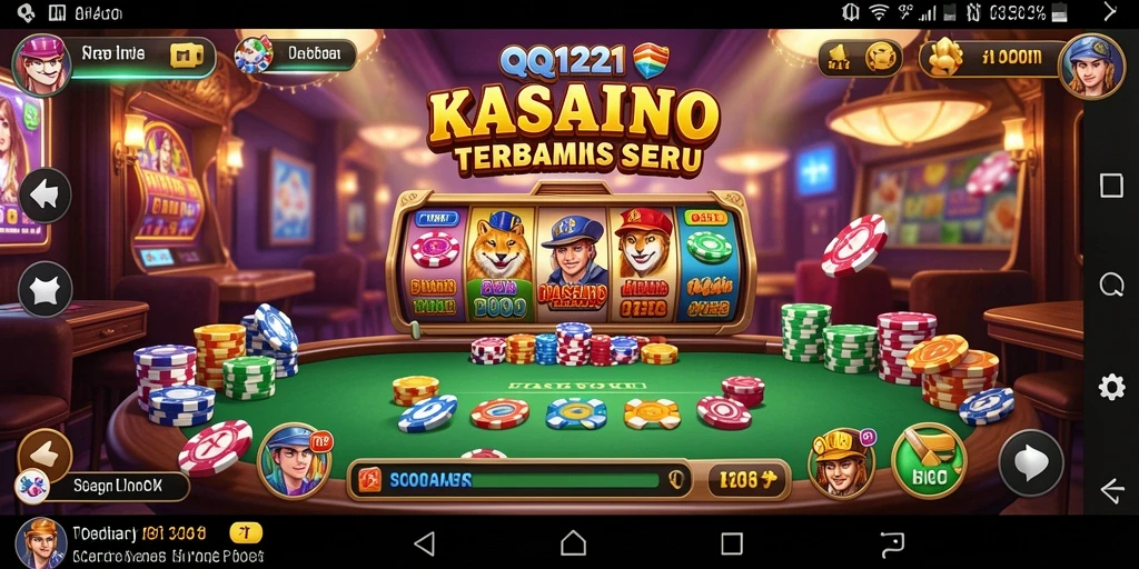Tampilan gameplay seru dan menguntungkan di QQ1221.