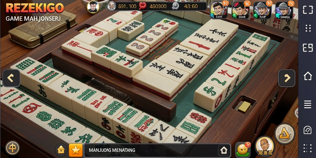 Gameplay seru dan menantang di REZEKIGO Mahjong.
